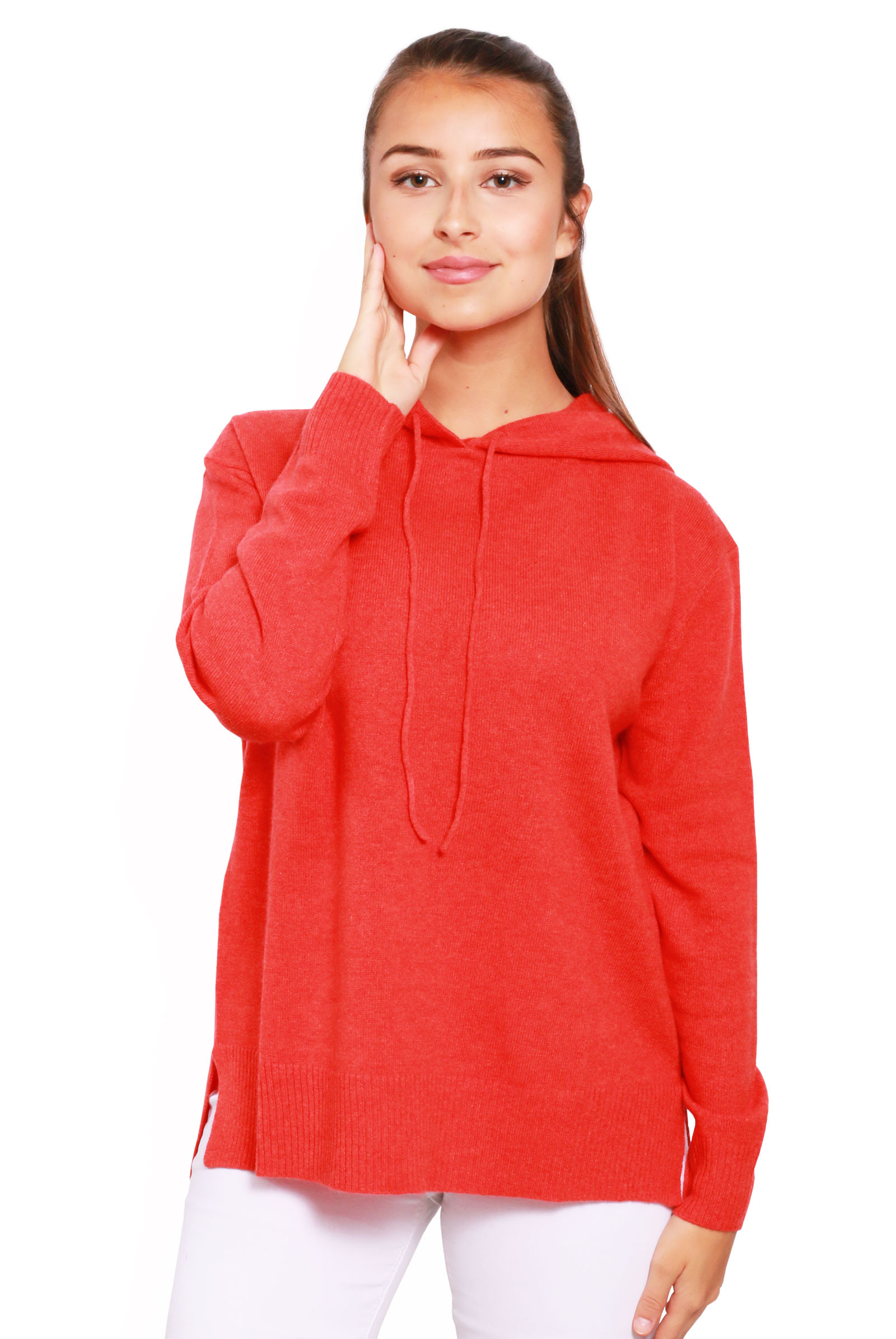 Pull Cachemire Femme Rouge